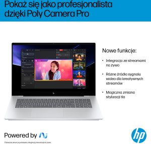 Laptop HP HP OmniBook 7 Next Gen AI 17-dc0216nw Copilot+ PC Intel Core Ultra 7 258V Laptop 43,9 cm (17.3") Ekran dotykowy Full HD 32 GB LPDDR5x-SDRAM 1 TB SSD NVIDIA GeForce RTX 4050 Wi-Fi 7 (802.11be) Windows 11 Home Srebrny 5