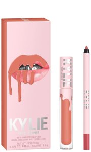 Set Kylie Cosmetics: By Kylie, Liquid Lipstick, 801, Queen, 3 ml + By Kylie, Pencil, Lip Liner, Queen, 1.1 g For Women 2
