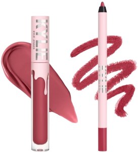 Set Kylie Cosmetics: By Kylie, Liquid Lipstick, 103, Better Not Pout, 3 ml + By Kylie, Pencil, Lip Liner, Better Not Pout, 1.1 g For Women 3