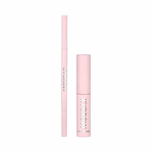 Lattafa Set Kylie Cosmetics: Kybrow, Defined, Eyebrow Cream Pencil & Brush 2-In-1, 002, Auburn, 0.09 g + By Kylie, Define, Eyebrow Gel, Translucent, 5 ml For Women 2