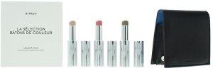 Blue Set Byredo: Colour Stick, Multifunctional, Eyeshadow Stick, 509, Solar Flare, 3.5 g + Colour Stick, Multifunctional, Eyeshadow Stick, 509, Kumato Face, 3.5 g + Colour Stick, Multifunctional, Eyeshadow Stick, 509, Flower Play, 3.5 g + Byredo, GWP Leat 2