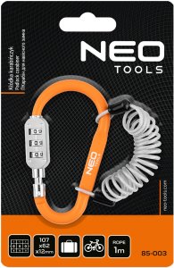 Zapięcie karabińczyk-z kodem 110×62×12mm 150