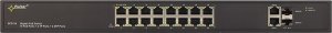SFG108WP PULSAR Switch PoE 16-portowy Gigabit Ethernet 2x SFP 16x PoE+ 3