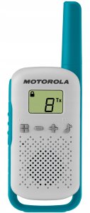 Krótkofalówka Motorola T42 Gummy 2 szt. (Pomarańczowy + Niebieski) 3