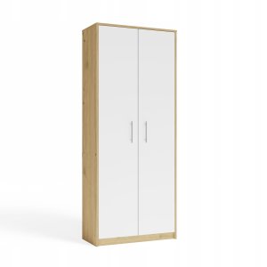 Regał Biurowy OLIV 2D 2 Drzwi Do Biura Do Gabinetu Salonu DĄB ARTISAN BIEL 9