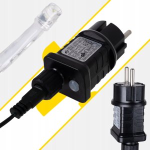 Izoxis IZOXIS LED zewnętrzny girlanda choinkowa 500 LED 22,5m ciepła biała 3