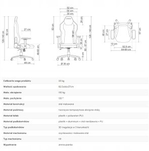 Fotel QUERSUS Fotel QUERSUS XEOS Midnight Grey 13