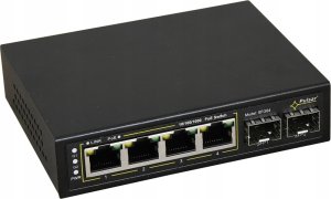 SFG64WP PULSAR Switch PoE 6-portowy Gigabit Ethernet 4xPoE+ 2xSFP 60W bez zasilacza 8