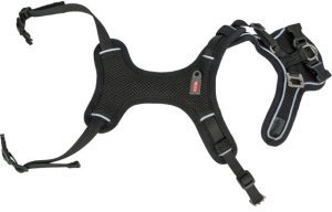 Trixie Premium FlexMesh, szelki, dla psa, czarne, M: 58–80 cm/20 mm, dostosowane dla mopsów i buldogów 4