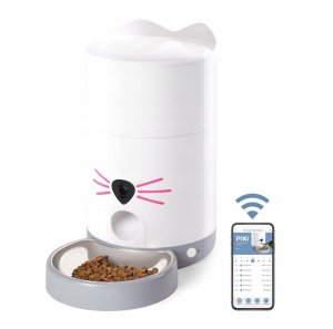 Pixi Smart Feeder Vision, karmidło automatyczne, dla kota, z kamerą, 19,1 × 32,1 × 34,2 cm 2