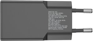 Ładowarka sieciowa 4smarts FlatPlug Duos 30W GaN USB-C/USB-A czarny 4