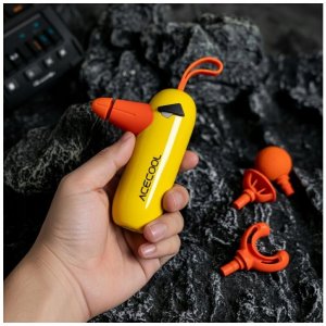Mini pistolet do masażu 4smarts ACECOOL  żółty 3