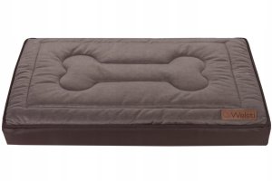 Legowisko ortopedyczne materac dla psa Welsti brązowy kość XXL 150x100 antypoślizgowy 4