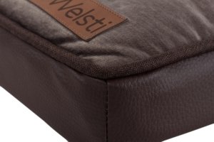 Legowisko ortopedyczne materac dla psa Welsti brązowy kość XXL 150x100 antypoślizgowy 9