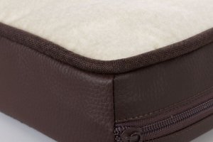 Legowisko ortopedyczne materac dla psa Welsti beżowy kość XXL 150x100 antypoślizgowy 10