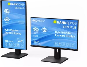 Monitor Hannspree HANNSPREE EB241CJB 60,45cm 23,8cali 1920x1080 16:9 6ms HDMI DP USB (P) 2