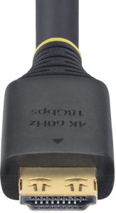 Kabel StarTech STARTECH.COM 7m High Speed HDMI Kabel z wtykami z uchwytami 4K 60Hz i 1440p 144Hz 18Gbps UHD HDMI Arc-eArc Kabel z powłoką TPE 5