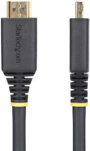 Kabel StarTech STARTECH.COM 5m High Speed HDMI Kabel z wtykami z uchwytami 4K 60Hz i 1440p 144Hz 18Gbps UHD HDMI Arc-eArc Kabel z powłoką TPE 3