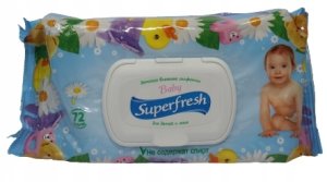 Superfresh Chusteczki nawilżane dla dzieci SUPERFRESH, 72 szt. 2