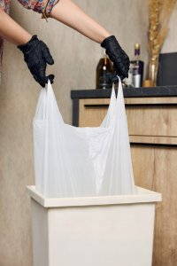 Alufix Worki na śmieci ALUFIX, z uszami, HDPE, 35l, 25 szt., białe 2