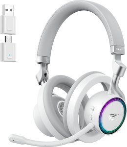 Bezprzewodowe słuchawki HAVIT Fuxi-H8 (białe) 2