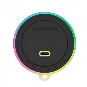 CANYON Magnetic BT speaker OnMove 13 5W Black 2