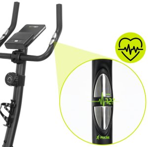 Rower stacjonarny, magnetyczny 8 poziomów oporu, rowerek treningowy z czujnikiem tętna UNIWERSALNY 24