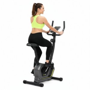 Rower stacjonarny, magnetyczny 8 poziomów oporu, rowerek treningowy z czujnikiem tętna UNIWERSALNY 10