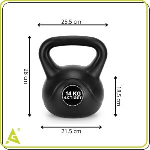 Kettlebell bitumiczny 14 kg 10