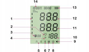 JUMPER CIŚNIENIOMIERZ JPD-HA120 BIAŁY (z 7