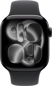 Apple Watch Series 11 GPS 42mm Jet Black Aluminium Case with Black Sport Band - M/L,Model A3331 2
