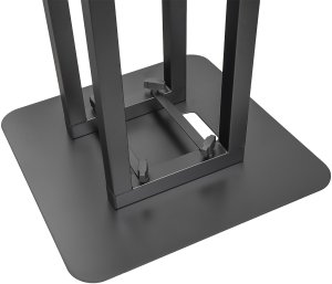 Czarny totem 135-250cm PTS24W statyw sceniczny DJ z akcesoriami one size 12