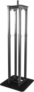 Czarny totem 135-250cm PTS24W statyw sceniczny DJ z akcesoriami one size 13
