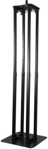 Czarny totem 135-250cm PTS24W statyw sceniczny DJ z akcesoriami one size 3