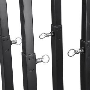 Czarny totem 135-250cm PTS24W statyw sceniczny DJ z akcesoriami one size 8