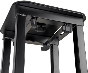 Czarny totem 135-250cm PTS24W statyw sceniczny DJ z akcesoriami one size 10