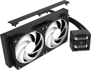 Chłodzenie wodne ALPHA2 SE A24 BL 240 mm CPU Liquid Cooler 2