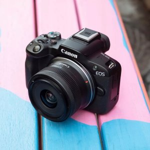Aparat Canon EOS R50 czarny + RF-S 18-45mm f/4.5-6.3 IS STM + RF 75-300mm f/4-5.6 (5811C148) 13