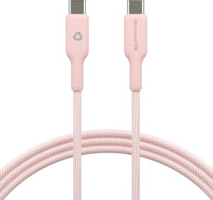 Kabel USB dbramante dbramante1928 re-charge - USB-Kabel - 24 pin USB-C (M) do 24 pin USB-C (M) - 1.5 m - pleciony Kabel, USB-C Power Delivery (60W) - pink 2