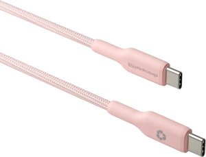 Kabel USB dbramante dbramante1928 re-charge - USB-Kabel - 24 pin USB-C (M) do 24 pin USB-C (M) - 1.5 m - pleciony Kabel, USB-C Power Delivery (60W) - pink 3