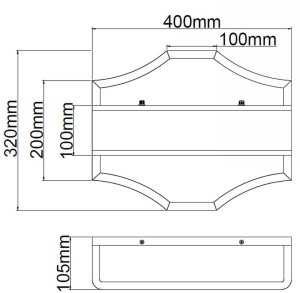 Kinkiet klasyczny Gerdo Parette abażurowa lampa biała złota 6