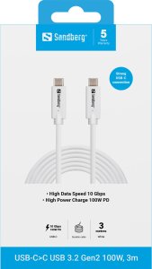 USB-C to C USB 3.2 Gen2 100W, 2