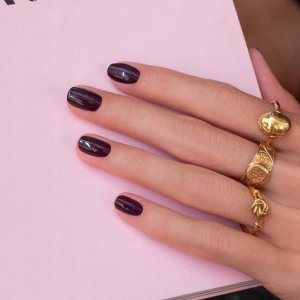 MANUCURIST_Green Flash Led Gel Nail Lacquer lakier do paznokci Aubergine 15ml 3