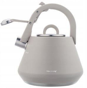 CZAJNIK STALOWY Z GWIZDKIEM 2,5L KLAUSBERG KB-7949 SZARY 9