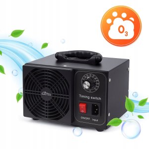 Generator ozonu OZONE GENERATOR - Profesionalny ozonator do dezynfekcji i oczyszczania powietrza. które i grzyby. Emisja ozonu: 60000 mg/h, TIMER, Moc: 140W. Metalowa obudowa. 8