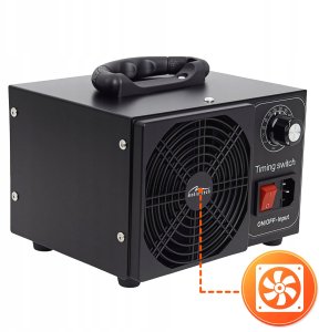 Generator ozonu OZONE GENERATOR - Profesionalny ozonator do dezynfekcji i oczyszczania powietrza. które i grzyby. Emisja ozonu: 60000 mg/h, TIMER, Moc: 140W. Metalowa obudowa. 9