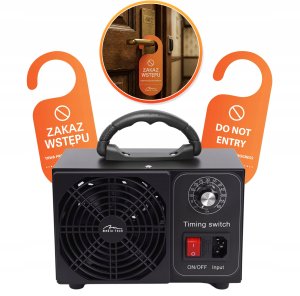 Generator ozonu OZONE GENERATOR - Profesionalny ozonator do dezynfekcji i oczyszczania powietrza. które i grzyby. Emisja ozonu: 60000 mg/h, TIMER, Moc: 140W. Metalowa obudowa. 10