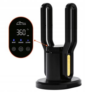 SHOE DRYER OZONE PRO+ - Profesionalna, stacjonarna suszarka ozonator do obuwia, rękawiczek, czapek, kasków likwidująca bakterie i grzyby. Temp. 40–55°C, emisja ozonu do 50 mg/h, TIMER, dotykowy panel sterujący. 2