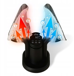 SHOE DRYER OZONE PRO+ - Profesionalna, stacjonarna suszarka ozonator do obuwia, rękawiczek, czapek, kasków likwidująca bakterie i grzyby. Temp. 40–55°C, emisja ozonu do 50 mg/h, TIMER, dotykowy panel sterujący. 6