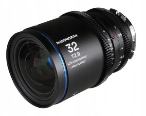 Obiektyw Laowa Nanomorph 32 mm T2,9 1,5x LF Blue do Arri PL / Canon EF 3